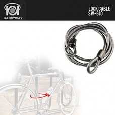 Bicycle Bike Cycling Lock Cable 10x1200mm - B01LX0XP5S